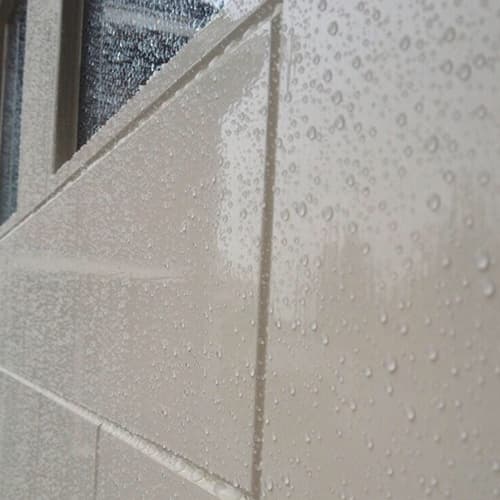 Latex spuitwerk interieur